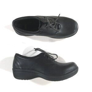 Red Wing Worx Lace Up Oxfords Womens Size 6 W Wide Black 6113